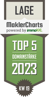 MaklerCharts KW 18/2023 - Janke Immobilien und Finanzen ist TOP-5-Makler in Lage