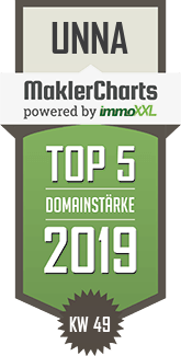 MaklerCharts KW 49/2019 - meier immobilien ist TOP-5-Makler in Unna