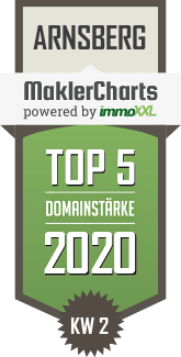MaklerCharts KW 02/2020 - Martin & Co. Immobilien ist TOP-5-Makler in Arnsberg
