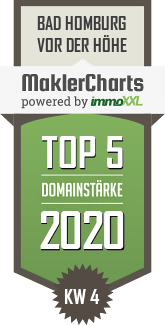 MaklerCharts KW 04/2020 - Carsten Nthe Immobilienmakler ist TOP-5-Makler in Bad Homburg vor der Hhe