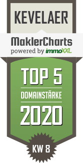 MaklerCharts KW 08/2020 - Domjahn Immobilien ist TOP-5-Makler in Kevelaer