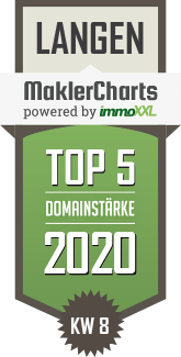 MaklerCharts KW 08/2020 - FLiX immobilien ist TOP-5-Makler in Langen