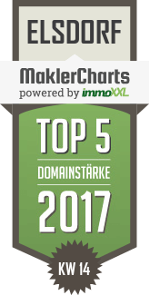 MaklerCharts KW 14/2017 - TreT Finanz - Financial Services ist TOP-5-Makler in Elsdorf