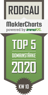 MaklerCharts KW 10/2020 - Hartmut Lautz Immobilien ist TOP-5-Makler in Rodgau