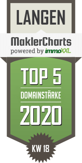 MaklerCharts KW 18/2020 - FLiX immobilien ist TOP-5-Makler in Langen