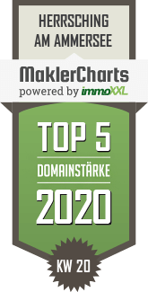 MaklerCharts KW 20/2020 - Domizil-Immobilien GmbH ist TOP-5-Makler in Herrsching am Ammersee