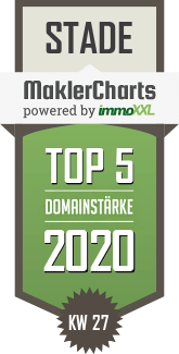 MaklerCharts KW 27/2020 - Ording Immobilien, Inh. Dirk Ording ist TOP-5-Makler in Stade