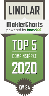 MaklerCharts KW 34/2020 - Volksbank Berg eG ist TOP-5-Makler in Lindlar