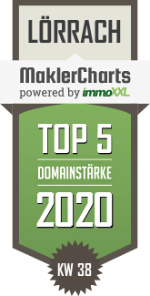MaklerCharts KW 38/2020 - Frank Dosenbach Immobilien ist TOP-5-Makler in L�rrach