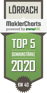 MaklerCharts KW 40/2020 - Frank Dosenbach Immobilien ist TOP-5-Makler in L�rrach