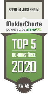 MaklerCharts KW 49/2020 - Oliver Reifferscheid Immobilien ist TOP-5-Makler in Seeheim-Jugenheim