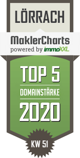 MaklerCharts KW 51/2020 - Frank Dosenbach Immobilien ist TOP-5-Makler in L�rrach