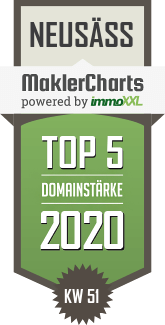 MaklerCharts KW 51/2020 - Knipfer Immobilien ist TOP-5-Makler in Neus