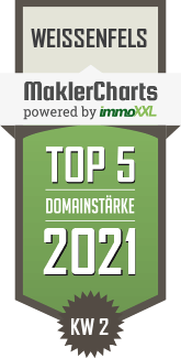MaklerCharts KW 01/2021 - LIR Immobilien � Toralf Lir ist TOP-5-Makler in Wei�enfels
