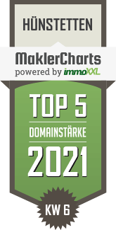 MaklerCharts KW 05/2021 - Alexander Münch Immobilien ist TOP-5-Makler in Hünstetten