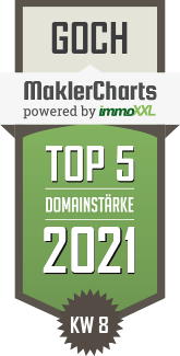 MaklerCharts KW 07/2021 - Derks Immobilien ist TOP-5-Makler in Goch