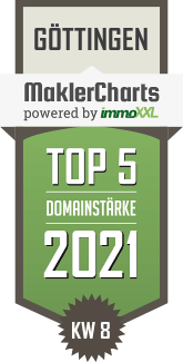 MaklerCharts KW 07/2021 - Baum Beyer Immobilien ist TOP-5-Makler in G�ttingen
