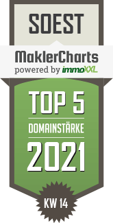 MaklerCharts KW 13/2021 - Richter-Immobilien, Inh. Sebastian Richter ist TOP-5-Makler in Soest