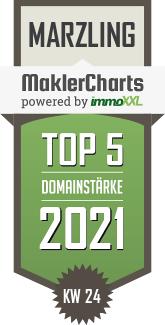 MaklerCharts KW 23/2021 - DMG Marketing GmbH ist TOP-5-Makler in Marzling