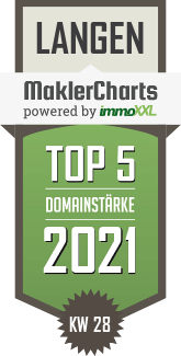 MaklerCharts KW 27/2021 - Sordon Immobilien ist TOP-5-Makler in Langen