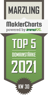 MaklerCharts KW 29/2021 - DMG Marketing GmbH ist TOP-5-Makler in Marzling
