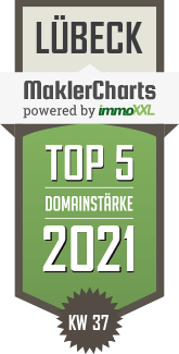 MaklerCharts KW 36/2021 - OTTO ST�BEN GmbH ist TOP-5-Makler in L�beck