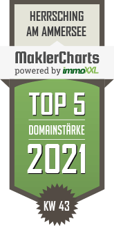 MaklerCharts KW 42/2021 - Mannchen-Immobilien, Markus Mannchen ist TOP-5-Makler in Herrsching am Ammersee