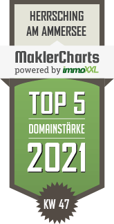 MaklerCharts KW 46/2021 - Mannchen-Immobilien, Markus Mannchen ist TOP-5-Makler in Herrsching am Ammersee