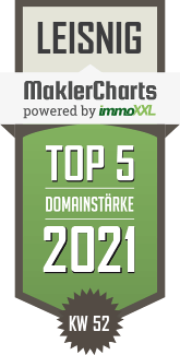 MaklerCharts KW 51/2021 - KOWO Immobiliengruppe ist TOP-5-Makler in Leisnig
