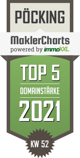 MaklerCharts KW 51/2021 - immobavaria focusing homes ist TOP-5-Makler in Pcking
