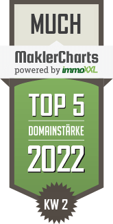 MaklerCharts KW 01/2022 - Michael Hahn Immobilien - Much ist TOP-5-Makler in Much