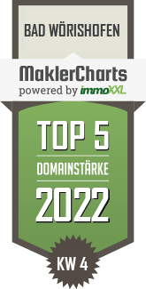 MaklerCharts KW 03/2022 - Immobilien Fink ist TOP-5-Makler in Bad W�rishofen