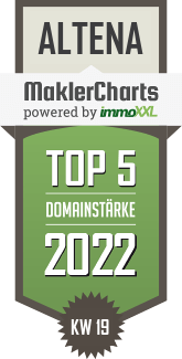MaklerCharts KW 18/2022 - Vereinigte Sparkasse im Märkischen Kreis AöR ist TOP-5-Makler in Altena