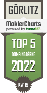 MaklerCharts KW 18/2022 - Andrea Zarth Immobilien ist TOP-5-Makler in G�rlitz