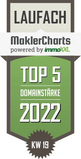 MaklerCharts KW 18/2022 - mainheim Immobilien ist TOP-5-Makler in Laufach