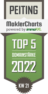 MaklerCharts KW 20/2022 - Ammer-Lech Immobilien ist TOP-5-Makler in Peiting
