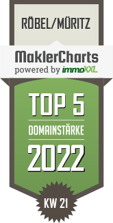 MaklerCharts KW 20/2022 - Agentur MissImmo, Inh. Ariane Jaus ist TOP-5-Makler in Röbel/Müritz