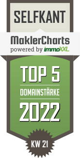MaklerCharts KW 20/2022 - Immobilienservice Beckers ist TOP-5-Makler in Selfkant