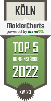 MaklerCharts KW 22/2022 - WOLKENBURG IMMOBILIEN e.K. ist TOP-5-Makler in Kln