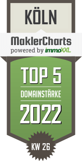 MaklerCharts KW 25/2022 - WOLKENBURG IMMOBILIEN e.K. ist TOP-5-Makler in Kln