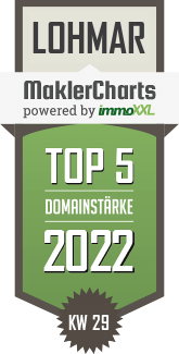 MaklerCharts KW 28/2022 - Greif & Meyer Immobilien GmbH ist TOP-5-Makler in Lohmar