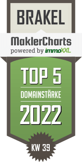 MaklerCharts KW 38/2022 - M�LLER & BODIS Heidemakler KG ist TOP-5-Makler in Brakel