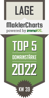MaklerCharts KW 38/2022 - Pro Haus Immobilien ist TOP-5-Makler in Lage