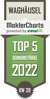 MaklerCharts KW 38/2022 - ISB Immobilienservice Baden ist TOP-5-Makler in Waghusel