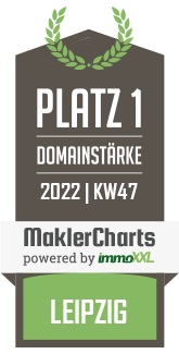 MaklerCharts KW 46/2022 - Butterling Immobilien ist bester Makler in Leipzig