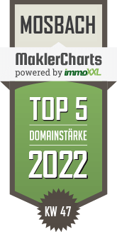 MaklerCharts KW 46/2022 - Sebastian Stock Immobilienmakler ist TOP-5-Makler in Mosbach