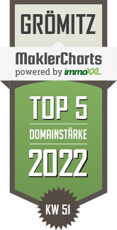 MaklerCharts KW 50/2022 - Grnert-Immobilien GmbH ist TOP-5-Makler in Grmitz