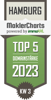 MaklerCharts KW 02/2023 - STARK IMMOBILIEN ist TOP-5-Makler in Hamburg