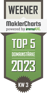 MaklerCharts KW 02/2023 - Dollart Immobilien ist TOP-5-Makler in Weener