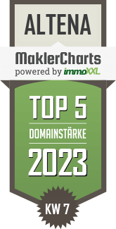 MaklerCharts KW 06/2023 - Vereinigte Sparkasse im Märkischen Kreis AöR ist TOP-5-Makler in Altena